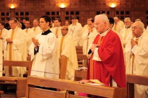 Viering van de H. Eucharistie tijdens bijeenkomst nieuwe bisschoppen