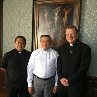 Aartsbisschop van Maracaibo op bezoek