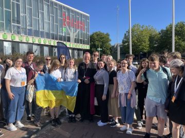 Met jongeren uit Oekraïne