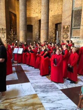 Concert in Pantheon en Mis in  Maria Maggiore