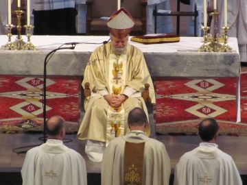 Bij de bisschopswijding in december 2011