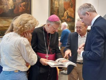 Met mw. Ingrid Henkemans van het Catharijneconvent, dhr. Ingmar Sillius en de hr. Björn Stenvers