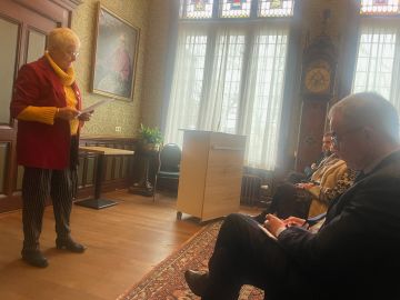 Marianne Visser van Klaarwater spreekt